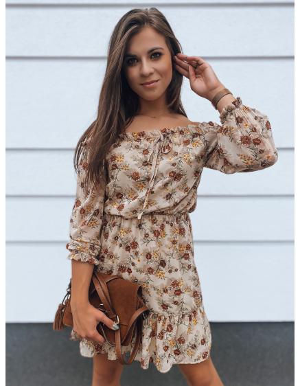 Női Elegáns ruha REGINA bézs