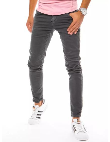 Pánske spoločenské rifle DENIM šedej