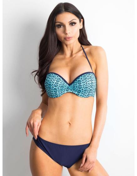 Női bikini PLEASURE kék és sötétkék