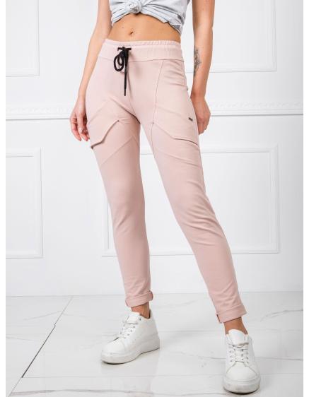 Női nadrág READY púder rózsaszínű