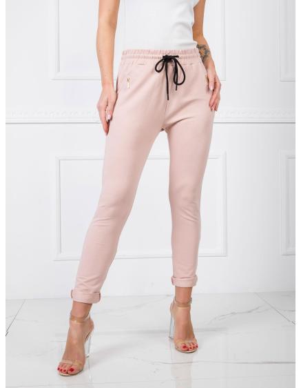 Női nadrág BUNNY por rózsaszínű