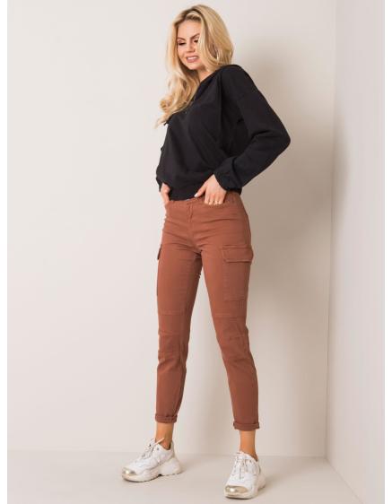 Női farmernadrág Chicago SUBLEVEL barna