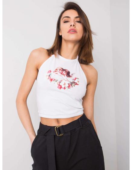 Dámsky top s potlačou Debra RUE PARIS white