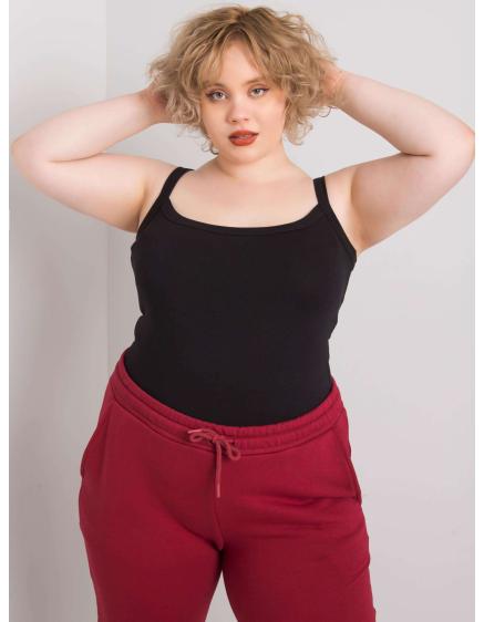 Dámsky top plus size SCARLETTE čierny