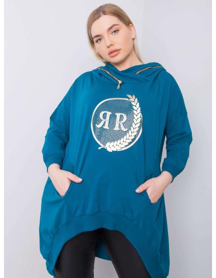Dámska plus size mikina FANTASY tmavomodrá