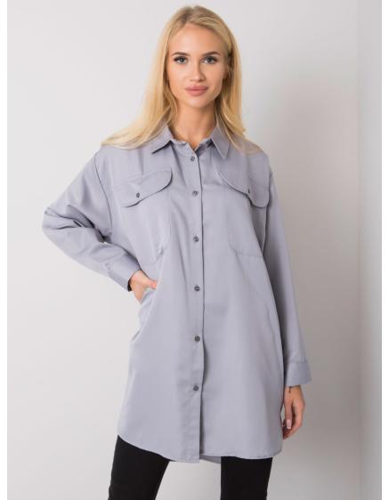 Dámske oversize tričko CATHY sivé