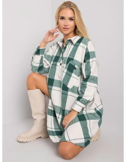 Dámske kockované šaty MAELIA green