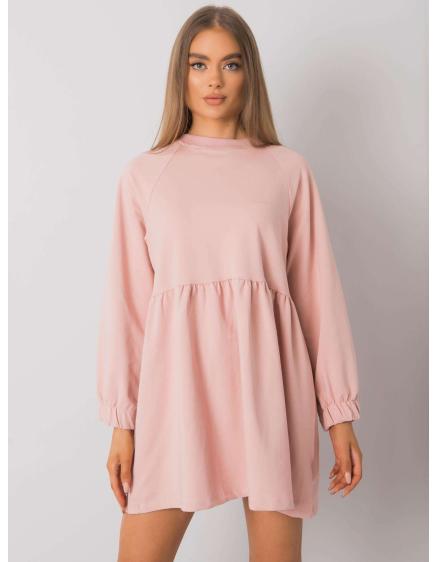 Dámske šaty s dlhým rukávom BELLEVUE pink