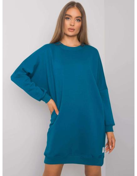 Dámske šaty s dlhým rukávom Odile RUE PARIS navy blue