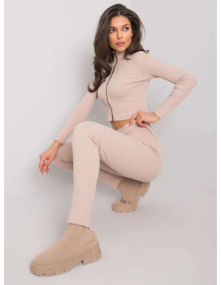 Dámsky set Ivette RUE PARIS light beige