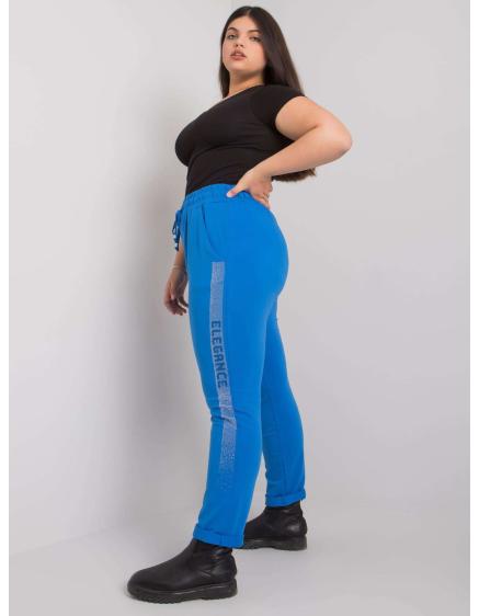 Női plus size melegítőnadrág AELIS kék