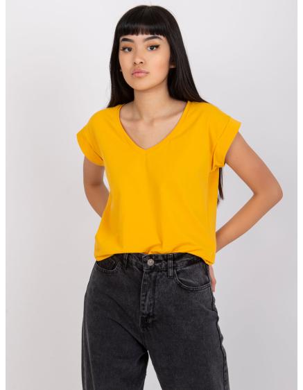 Női basic póló Atlanta RUE PARIS világos narancssárga