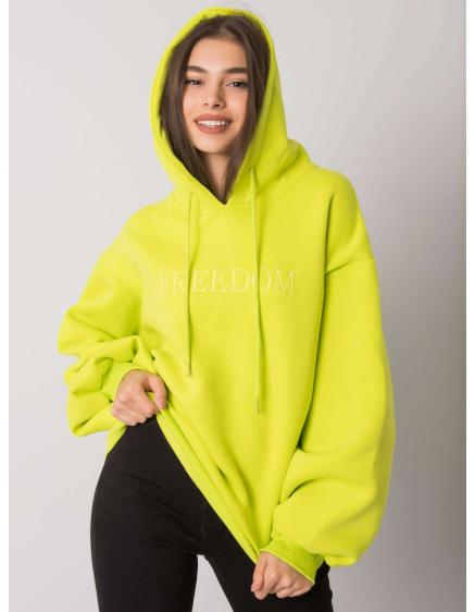 Dámska mikina Carris RUE PARIS Fluo green