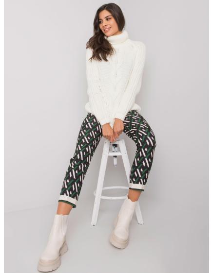 Női kockás nadrág DORCHESTER fekete/zöld