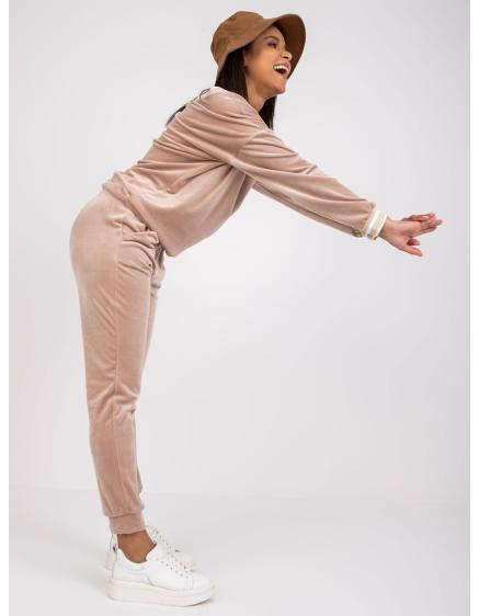 Dámsky set bez kapucne Colette RUE PARIS beige