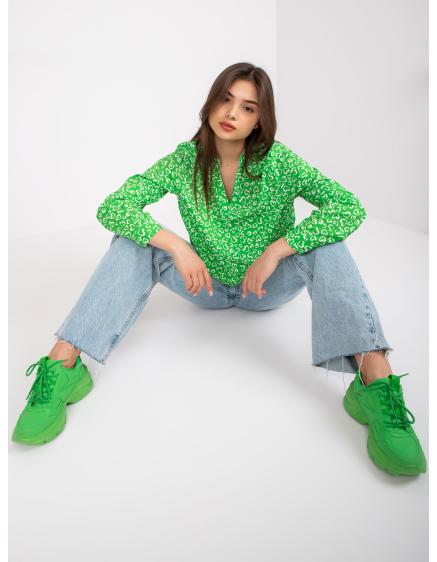 Dámska blúzka s dlhým rukávom INESA green