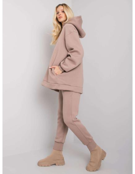 Dámske dvojdielne tepláky LUCIA dark beige