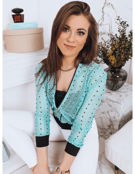 Dámska bunda bomber NANES modrá