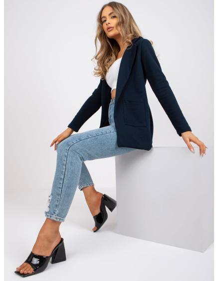 Dámska bunda RUE PARIS navy blue