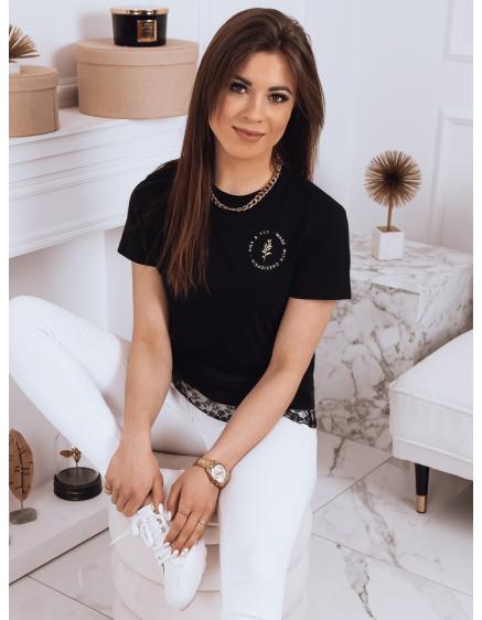 Damski T-shirt CASSI czarny