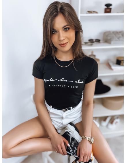 Dámske tričko VICTIM čierne