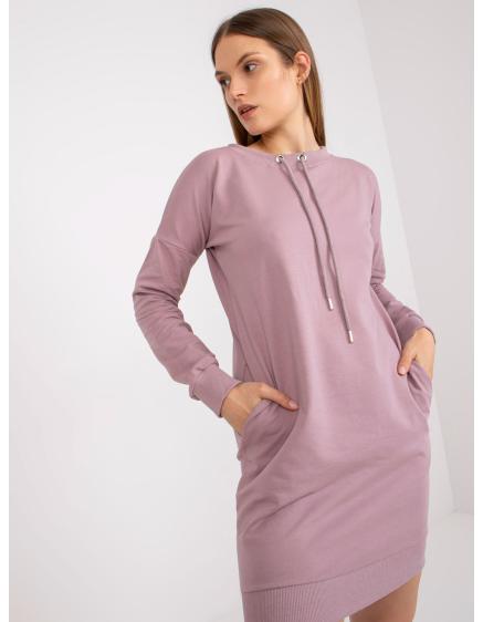 Női hosszú ujjú ruha CACIA pink