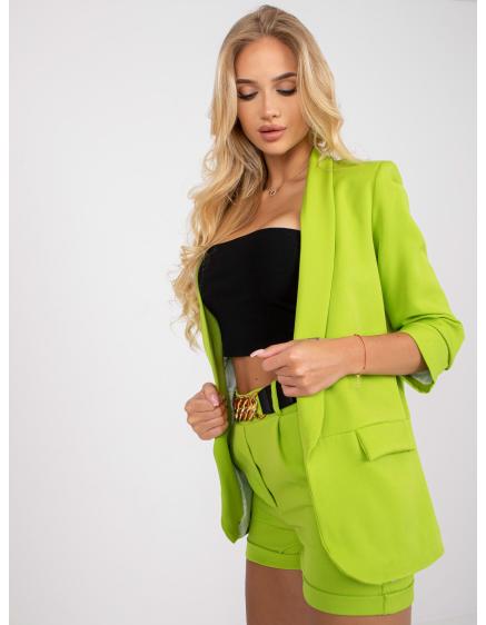 Dámska dvojdielna súprava s 3/4 rukávmi elegantná ARGUS svetlozelená