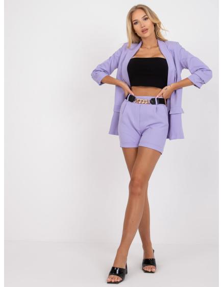 Női szett kabáttal elegáns CARY lila