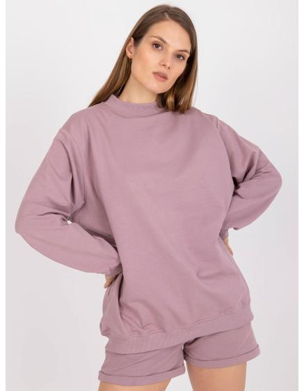 Dámska základná oversize mikina BASE pink