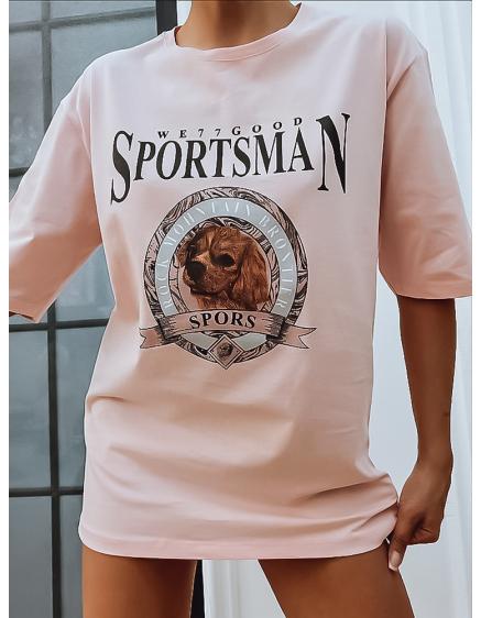 Dámske tričko SPORTSMAN ružové