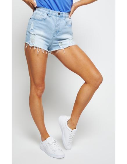 SIKSILK SHORTS SKINNY DISTRESSED