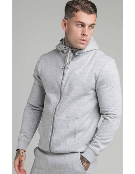 SIKSILK HOODIE NECK FUNNEL THROUGH ZIP