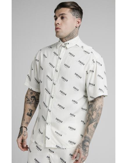 SIKSILK SHIRT RESORT PRINT REPEAT