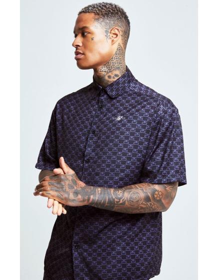SIKSILK SHIRT RESORT MONOGRAM