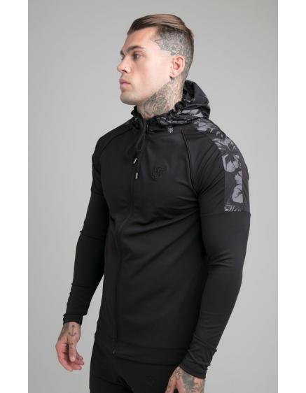SIKSILK HOODIE THROUGH ZIP HAWAII SCOPE