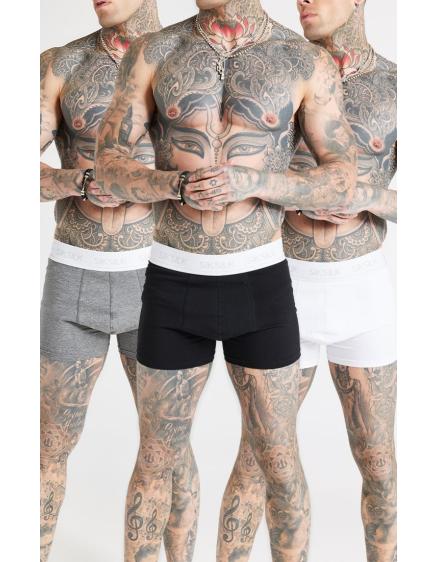 SIKSILK CORE 3) OF (PACK BOXERS