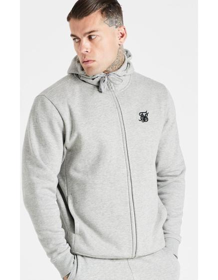 SIKSILK HOODIE NECK FUNNEL THROUGH ZIP CORE