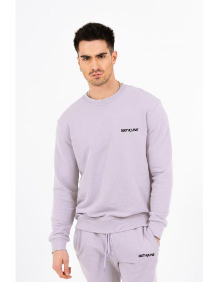 EMBROIDERED LOGO JOGGERS + SWEATSHIRT SET