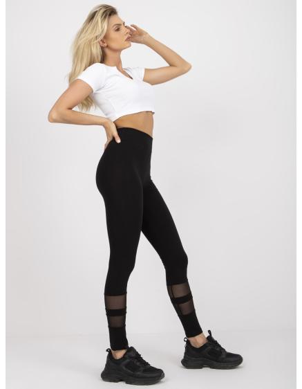 Dámske legíny s vysokým pásom FIA black