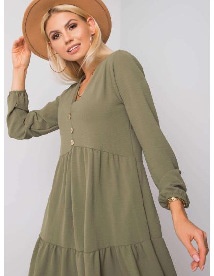 Női Caroll SUBLEVEL ruha khaki színben