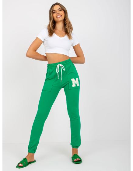 Dámske tepláky slim fit TYRESE green