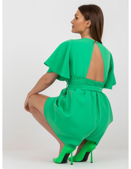 Női hát nélküli overall RUE PARIS zöld