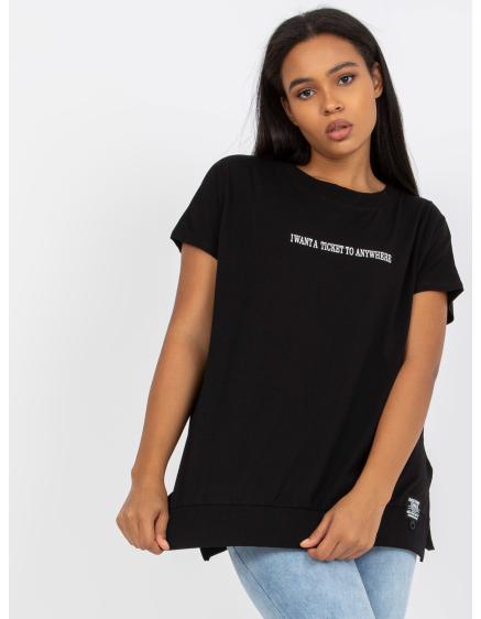 Női plus size blúz PENI fekete