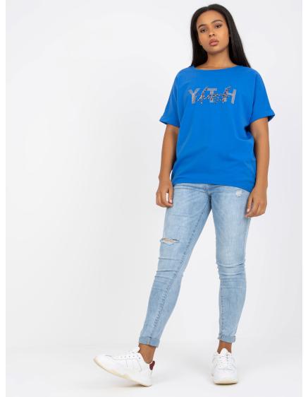 Női plus size póló JETTA kék