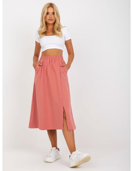 Női kiégett midi szoknya ALI pink