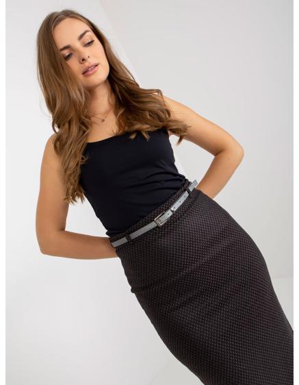 Női szoknya elegáns FIA fekete