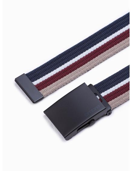 Pánský žíněný pás MARTIN tmavě modrý