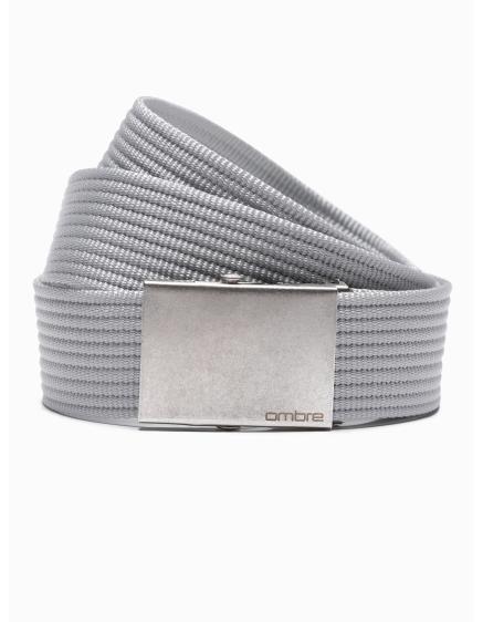 Pánsky žínený pás BRAIDEN sivý