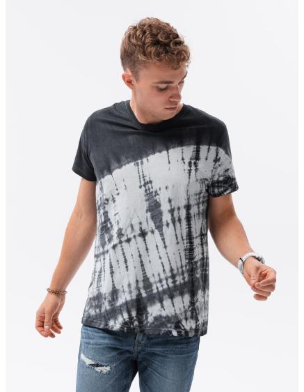 Pánske tričko TIEDYE tmavo šedé