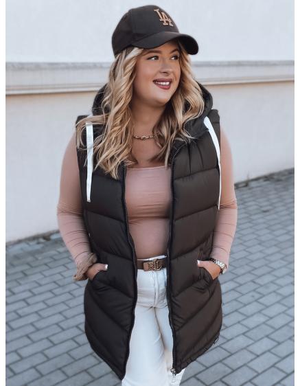 Dámska vesta MIRELLI hnedá